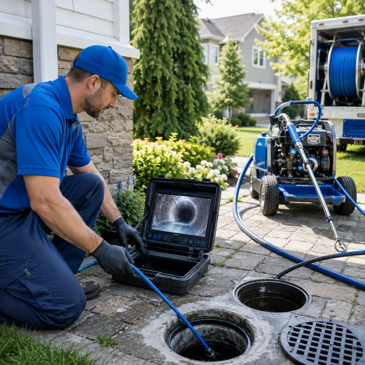 Outdoor drain cleaning professionals serving Helena, OK